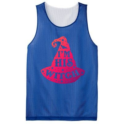 Im His Witch Couples Halloween Costumes Cute Gift Mesh Reversible Basketball Jersey Tank