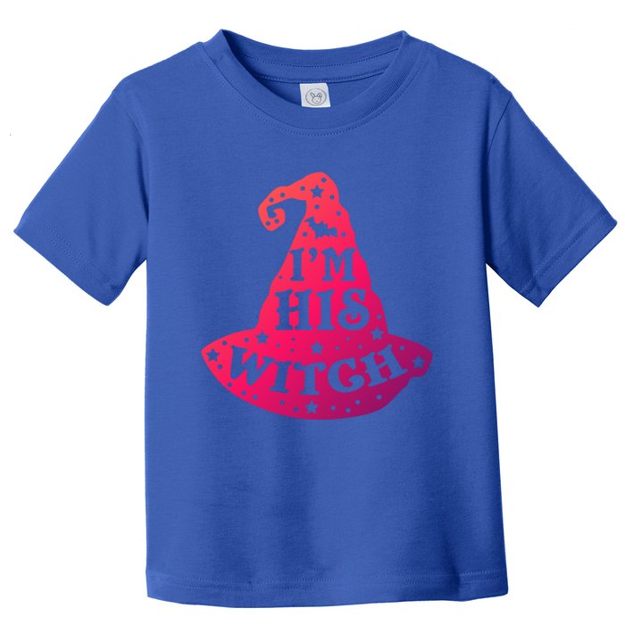 Im His Witch Couples Halloween Costumes Cute Gift Toddler T-Shirt