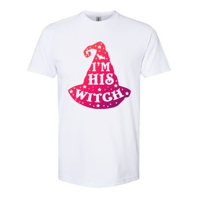 Im His Witch Couples Halloween Costumes Cute Gift Softstyle CVC T-Shirt