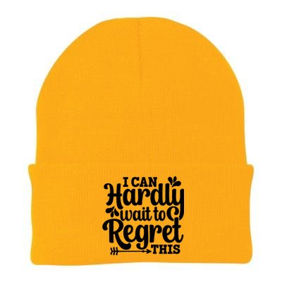 ICan Hardly Wait Knit Cap Winter Beanie