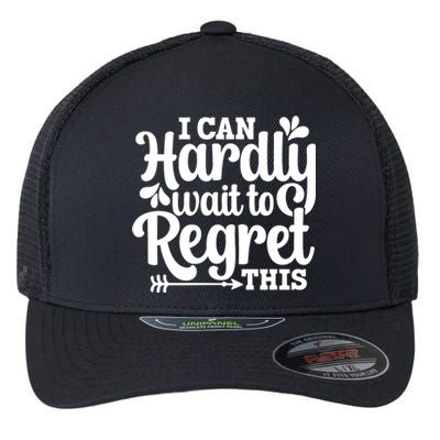 ICan Hardly Wait Flexfit Unipanel Trucker Cap