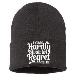 ICan Hardly Wait Sustainable Knit Beanie