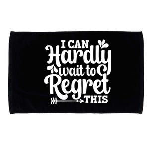 ICan Hardly Wait Microfiber Hand Towel