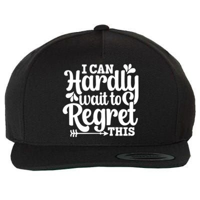 ICan Hardly Wait Wool Snapback Cap