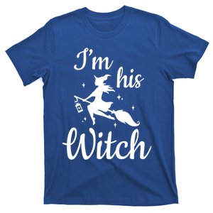 Im His Witch Cute Couple Halloween Costume Cute Gift T-Shirt