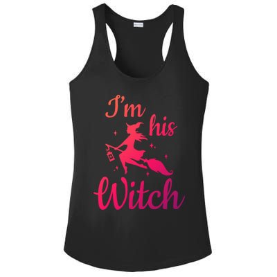 Im His Witch Cute Couple Halloween Costume Cute Gift Ladies PosiCharge Competitor Racerback Tank