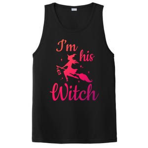 Im His Witch Cute Couple Halloween Costume Cute Gift PosiCharge Competitor Tank