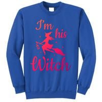 Im His Witch Cute Couple Halloween Costume Cute Gift Sweatshirt