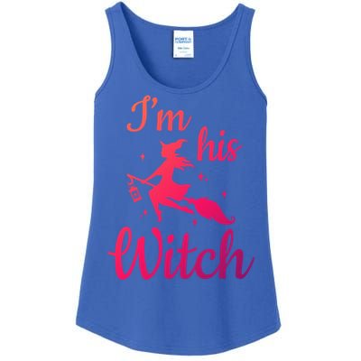 Im His Witch Cute Couple Halloween Costume Cute Gift Ladies Essential Tank