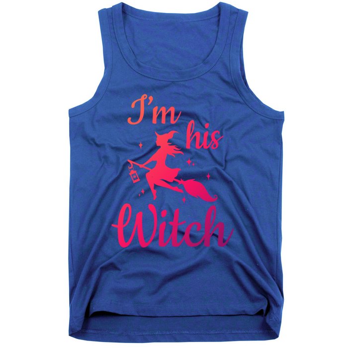 Im His Witch Cute Couple Halloween Costume Cute Gift Tank Top