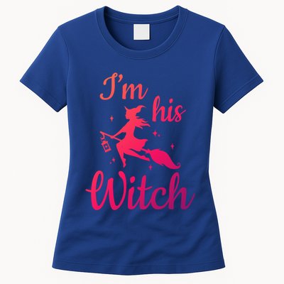 Im His Witch Cute Couple Halloween Costume Cute Gift Women's T-Shirt