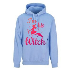 Im His Witch Cute Couple Halloween Costume Cute Gift Unisex Surf Hoodie