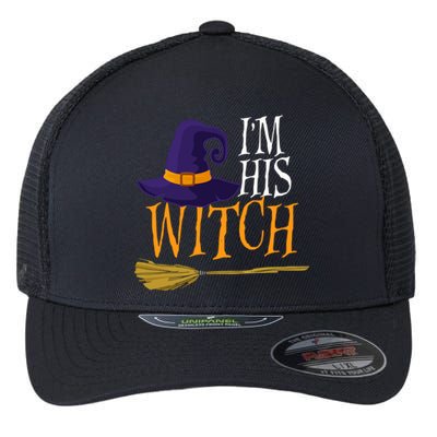 Im His Witch Halloween Costume Couples Cool Gift Flexfit Unipanel Trucker Cap