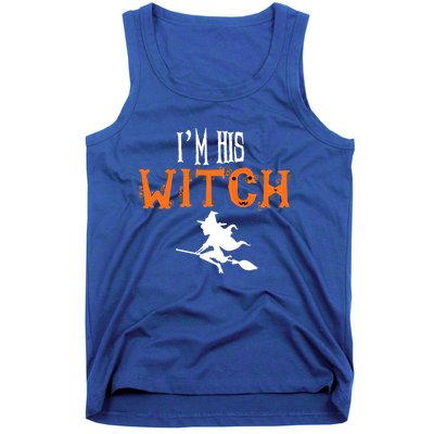 Im His Witch Im Her Boo Funny Couples Matching Halloween Gift Tank Top