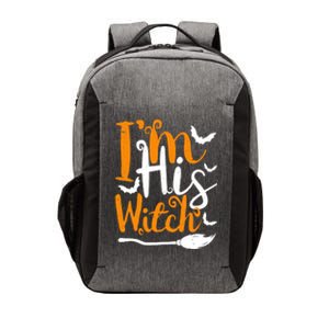 Im His Witch Funny Halloween Design Matching Couple For Her Vector Backpack