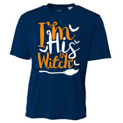 Im His Witch Funny Halloween Design Matching Couple For Her Cooling Performance Crew T-Shirt