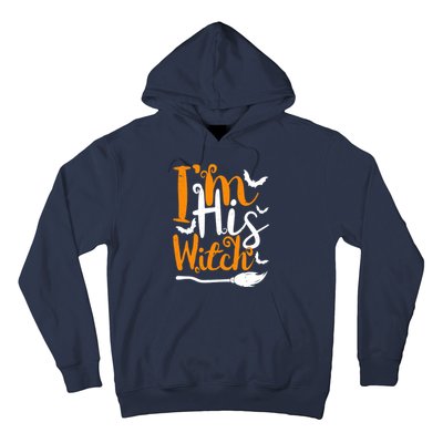 Im His Witch Funny Halloween Design Matching Couple For Her Hoodie