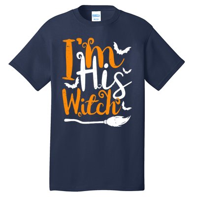 Im His Witch Funny Halloween Design Matching Couple For Her Tall T-Shirt