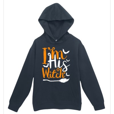 Im His Witch Funny Halloween Design Matching Couple For Her Urban Pullover Hoodie