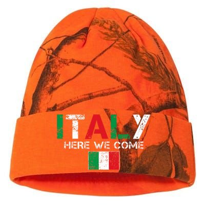 Italy Here We Come Matching Italian Family Vacation Trip Kati Licensed 12" Camo Beanie