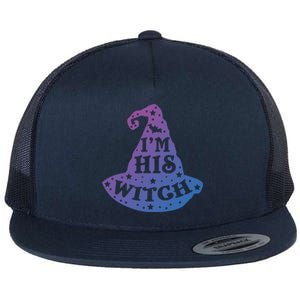 Im His Witch Couples Halloween Costumes Cute Gift Flat Bill Trucker Hat