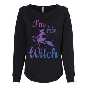 Im His Witch Cute Couple Halloween Costume Cute Gift Womens California Wash Sweatshirt