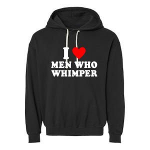 I Heart Who Whimper Garment-Dyed Fleece Hoodie