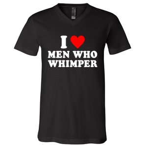 I Heart Who Whimper V-Neck T-Shirt