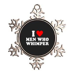 I Heart Who Whimper Metallic Star Ornament