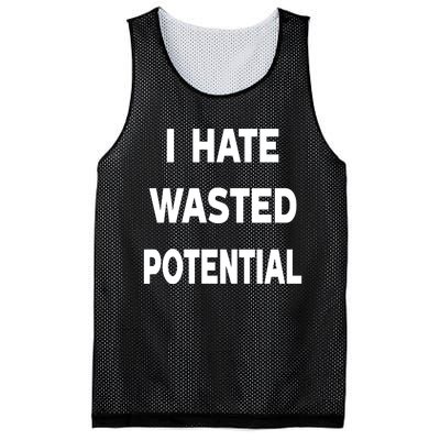 I Hate Wasted Potential Mesh Reversible Basketball Jersey Tank