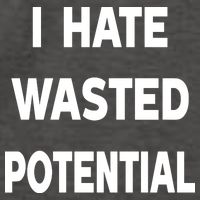 I Hate Wasted Potential Vector Backpack