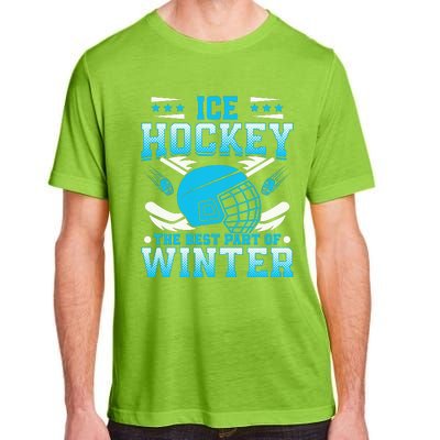 Ice Hockey Winter Sports Graphic Adult ChromaSoft Performance T-Shirt