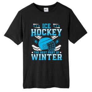 Ice Hockey Winter Sports Graphic Tall Fusion ChromaSoft Performance T-Shirt