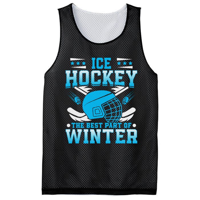 Ice Hockey Winter Sports Graphic Mesh Reversible Basketball Jersey Tank