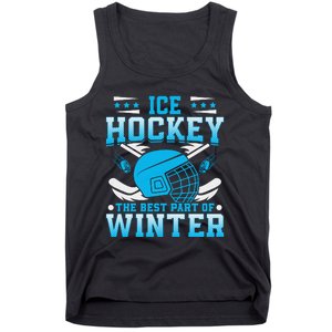 Ice Hockey Winter Sports Graphic Tank Top