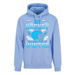 Ice Hockey Winter Sports Graphic Unisex Surf Hoodie