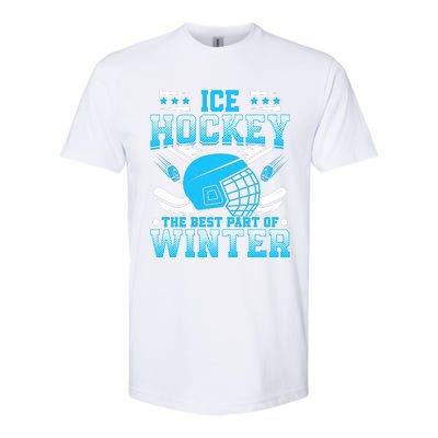 Ice Hockey Winter Sports Graphic Softstyle CVC T-Shirt