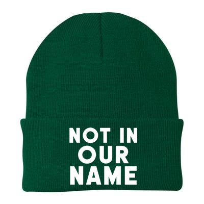 Israel Hamas War Not In Our Name Jews Say Cease Fire Now Knit Cap Winter Beanie