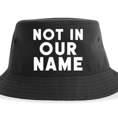 Israel Hamas War Not In Our Name Jews Say Cease Fire Now Sustainable Bucket Hat