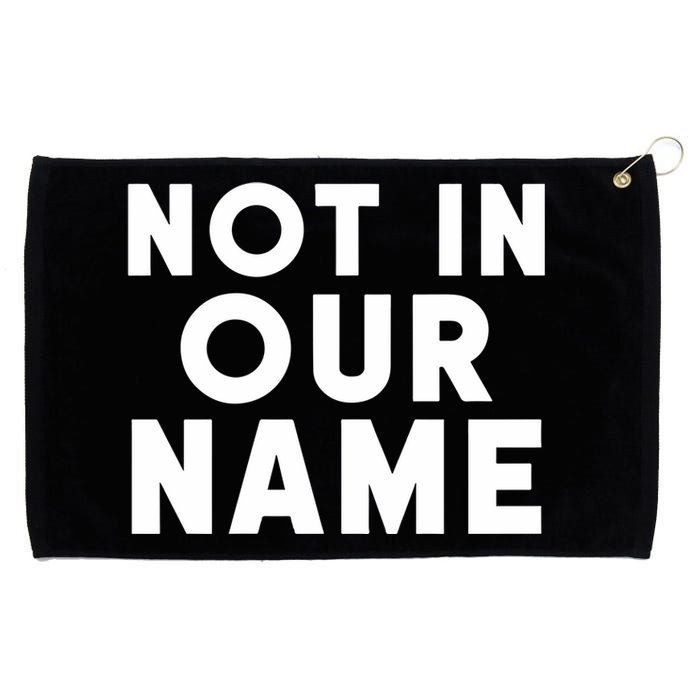 Israel Hamas War Not In Our Name Jews Say Cease Fire Now Grommeted Golf Towel