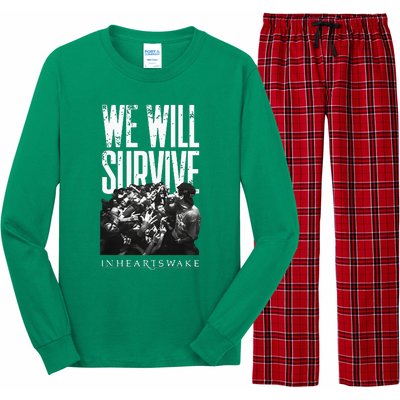 In Hearts Wake We Will Survive Long Sleeve Pajama Set