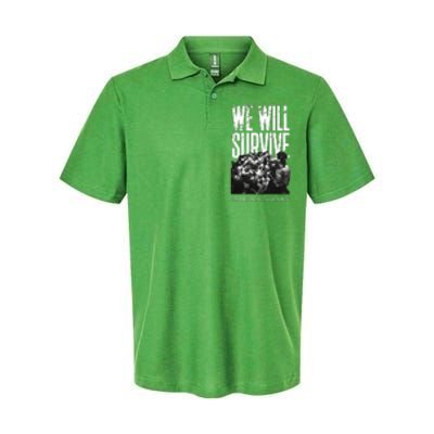 In Hearts Wake We Will Survive Softstyle Adult Sport Polo