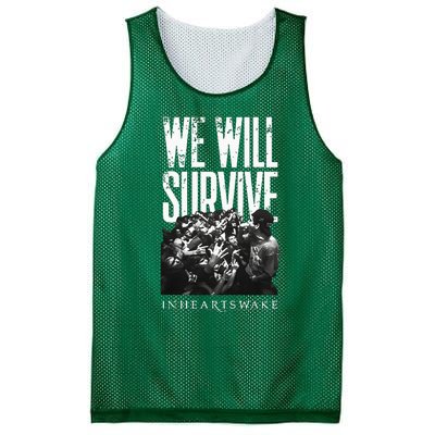 In Hearts Wake We Will Survive Mesh Reversible Basketball Jersey Tank