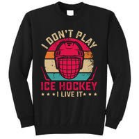 Ice Hockey Winter Sports Passion Graphic Tall Sweatshirt