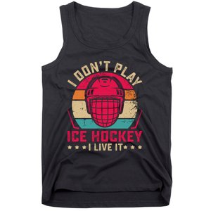 Ice Hockey Winter Sports Passion Graphic Tank Top