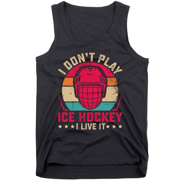 Ice Hockey Winter Sports Passion Graphic Tank Top