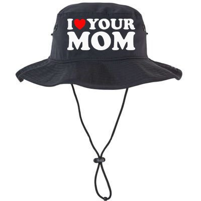I Heart Your Mom - Funny I Love My Mom I Love Hot Moms Joke Bucket Hat