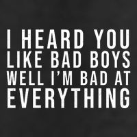 I Heard You Like Bad Boys Well I'm Bat At Everything Adult Drive Performance Visor