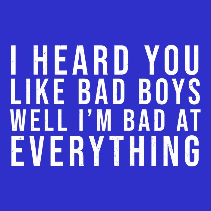 I Heard You Like Bad Boys Well I'm Bat At Everything Sweatshirt