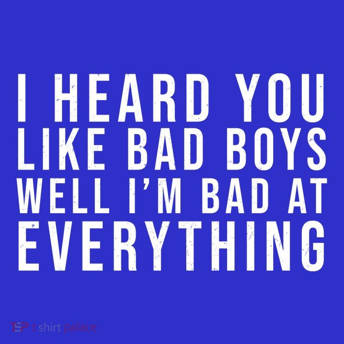 I Heard You Like Bad Boys Well I'm Bat At Everything Premium T-Shirt
